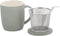 PLINT Retro Mok - met Theefilter - Leaf