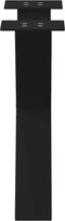 vidaXL - Salontafelpoten - 2 - st - X-vormig - 50x(42-43) - cm - staal - zwart