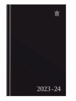 Ryam | Studie Agenda Uni | 2023/2024 | Genaaid gebonden | A5 | Zwart |