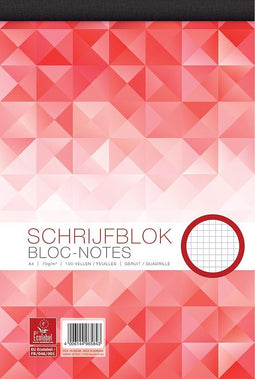 Work schrijfblok A4 - ruit 5 mm - 70 grams - 100 vel