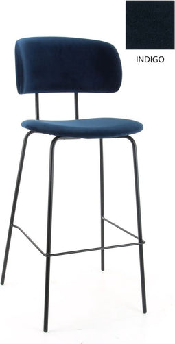 Workliving Barkruk Hoog Bo RS - Velvet Earth Indigo