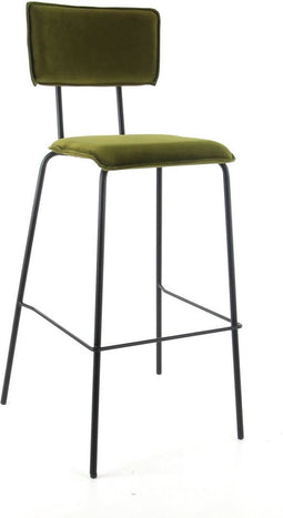 Workliving Barkruk Hoog Bo - Velvet Earth Army