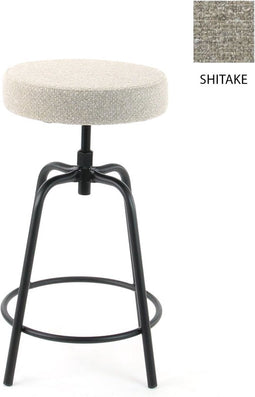 Workliving Barkruk Laag Rond - Society Boucle Shitake