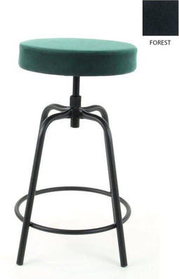 Workliving Barkruk Laag Rond - Velvet Earth Forest