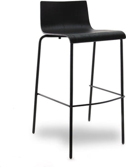 Workliving Barkruk Puur Eiken Zwart