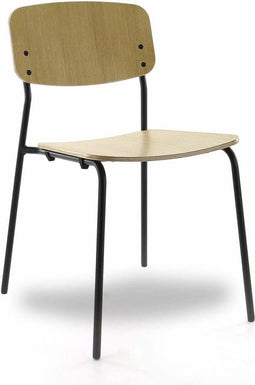 Workliving Bianca Eetkamerstoel - Houten Design Licht Eiken