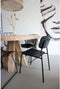 Workliving Bianca Eetkamerstoel - Houten Design Zwart Eiken
