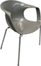 Workliving Flick Eetkamerstoel - Chroom / Grijs