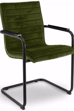 Workliving Haven Eetkamerstoel - Velvet Earth Army