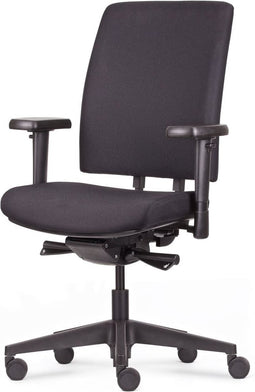 Workliving Jaarbeurs Comfort Zwart - Bureaustoel Ergonomisch Design (N)EN 1335