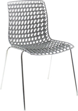 Workliving Moiré - Vergaderstoel - Eetkamerstoel - Kunststof - Design