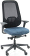 Workliving Nora Mesh Blauw Regain - Bureaustoel Ergonomisch Design NEN1335