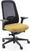 Workliving Nora Mesh Geel Regain - Bureaustoel Ergonomisch Design NEN1335