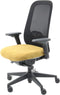 Workliving Nora Mesh Geel Regain - Bureaustoel Ergonomisch Design NEN1335