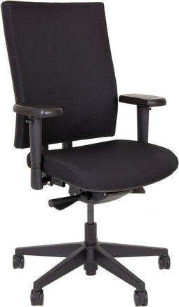 Workliving NPR1813 Zuidas Comfort Black Edition - Bureaustoel Ergonomisch Design ARBO