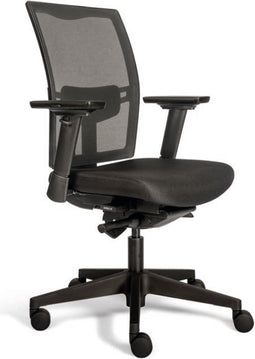 Workliving Projectas V2 Mesh Black Edition - Bureaustoel Ergonomisch Design (N)EN 1335