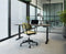 Workliving Puur Design Bureaustoel - Velvet Earth Forest - Met Schuifzitting