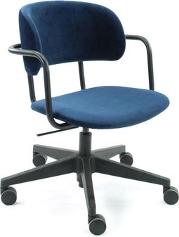 Workliving Puur Design Bureaustoel - Velvet Earth Indigo