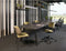 Workliving Puur Design Bureaustoel - Velvet Earth Teal - Met Schuifzitting