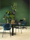 Workliving Puur Design Bureaustoel - Velvet Earth Teal - Met Schuifzitting