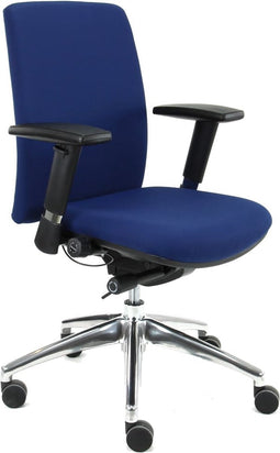 Workliving Ramblas Comfort Blauw - Bureaustoel Ergonomisch Design (N)EN 1335