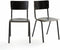 Workliving Set van 4 Eetkamerstoel Houten Design Zwart School