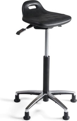 Workliving Stahulp - PU Zitting - Alu onderstel - Stakruk