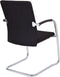 Workliving Vergaderstoel X1 - Comfort Slede Zwart