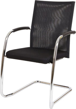 Workliving Vergaderstoel X1 - Mesh Slede Zwart