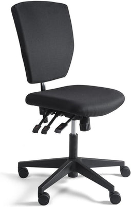 Workliving Werkstoel C Comfort - Nylon onderstel - Wielen - (N)EN 1335 - Baliestoel - Kassastoel