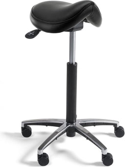 Workliving Zadelkruk Comfort - PVC Zitting - Alu onderstel - Bureaukruk