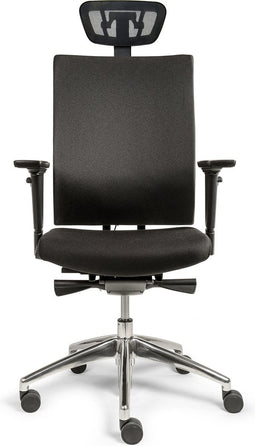 Workliving Zuidas Comfort met Hoofdsteun - Bureaustoel Ergonomisch Design (N)EN 1335