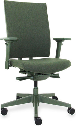 Workliving Zuidas Comfort Special Edition Groen - Zonder Lendensteun - Bureaustoel Ergonomisch Design (N)EN 1335