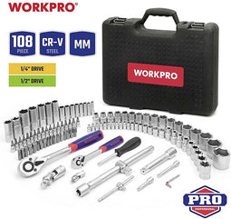 WorkPro WP202535 Schroevendraaierbitset 108-delig