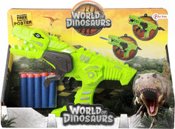 World of Dinosaurs Afschietpistool met Foampijlen