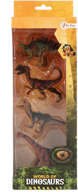 World of Dinosaurs Dinosaurussen, 4st..