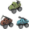 World of Dinosaurs Dinotruck met 3 Pull-back Auto's
