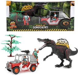 World of Dinosaurs Speelset - Jeep met Dino
