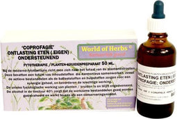 World of herbs fytotherapie coprofagie ontlasting eten - Default Title