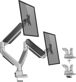 WORLDLIFT - Monitorstandaard - 17 tot 35 inch - Dubbele Monitorarm