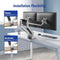 WORLDLIFT - Monitorstandaard - 17 tot 35 inch - Dubbele Monitorarm