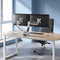WORLDLIFT - Monitorstandaard - 17 tot 35 inch - Dubbele Monitorarm