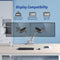 WORLDLIFT - Monitorstandaard - 17 tot 35 inch - Dubbele Monitorarm