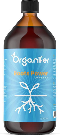 Wortelstimulator (1L) Roots Power Concentraat - Stekmiddel - Betere en Snellere Wortelontwikkeling - Universeel - o.a. Voor Kweken en Stekken - Verplanten - Ontwikkelfase - Vergroot Voedingsstoffen Opname en Resultaat - Organifer