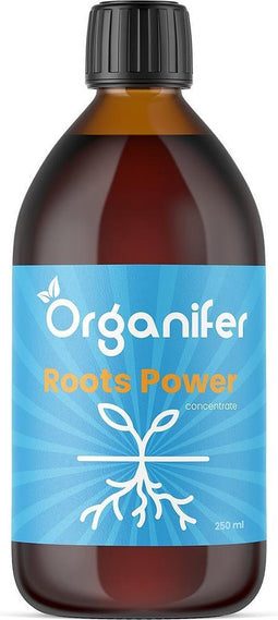 Wortelstimulator (250ml) Roots Power Concentraat - Stekmiddel - Betere en Snellere Wortelontwikkeling - Universeel - o.a. Voor Kweken en Stekken - Verplanten - Ontwikkelfase - Vergroot Voedingsstoffen Opname en Resultaat - Organifer