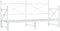 vidaXL - Slaapbank - met - onderschuifbed - zonder - matras - 80x200 - cm - staal - wit