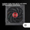 Mars Gaming MPVU750SIM - Voedingsbron ATX 750 W 80 Plus Silver - Zwart Rood