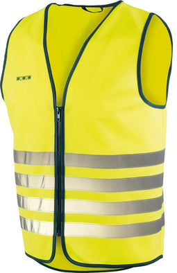 WOWOW BIG FUN JACKET - Fietsjas Fluo met rits - Veiligheidsjas CE EN 17353- M