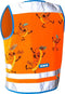 WOWOW Comic veggie Jacket oranje - fluohesje kind EN17353 - L