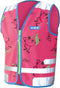 WOWOW Comic veggie Jacket roze - fluohesje kind EN17353 - L